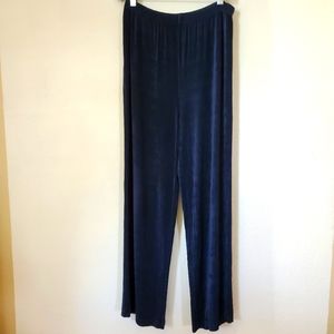MP Vintage 90's Navy Blue Slinky Stretchy Comfy Pants